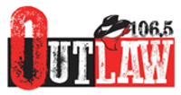 Outlaw 106.5 FM logo