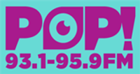 Pop 93.1 & 95.9 FM logo