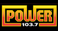 Power 103.7 FM logo