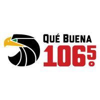 Qué Buena 106.5 FM logo