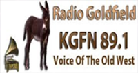 Radio Goldfield - KGFN 89.1 logo