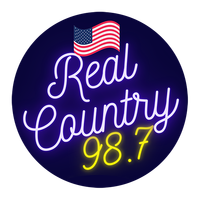 Real Country 98.7 logo