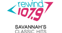 Rewind 107.9 logo