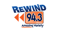 Rewind 94.3 logo