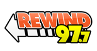 Rewind 97.7 logo