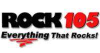 Rock 105 - 105.1 WKLC-FM logo