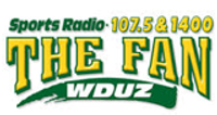 The Fan 107.5 & 1400 logo