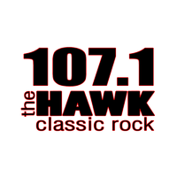 The Hawk 107.1 logo