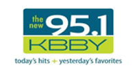 The New 95.1 KBBY logo