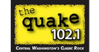 The Quake 102.1 logo