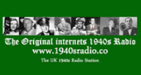 The UK 1940s Radio Station logo