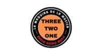Logotipo de Three Two One Radio retro