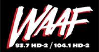WAAF Boston's Rock Station logo