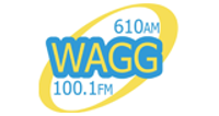 WAGG 610 AM and 100.1 FM logo