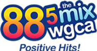WGCA 88.5 FM THE MIX logo