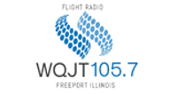 WQJT 105.7FM Flight Radio logo