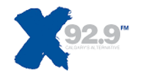 X 92.9 FM logo